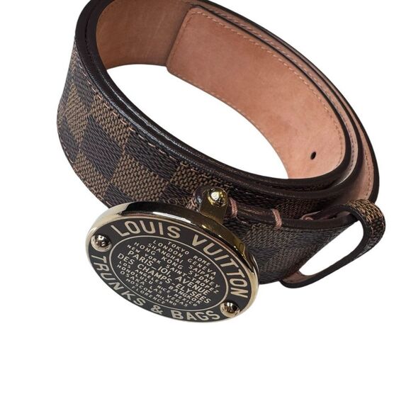 Louis Vuitton Damier Trunks & Bags Belt (80/32) - Picture 2 of 5